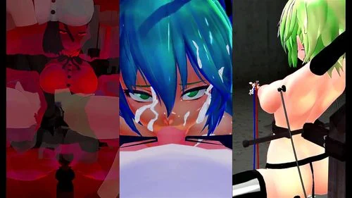 cumshot, iwara, hentai, sfm animation