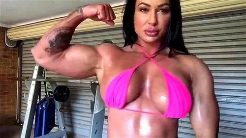 female muscle, fetish, fbb, amateur