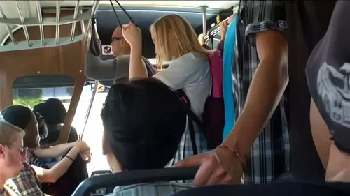 Tracey Sweet on the bus 