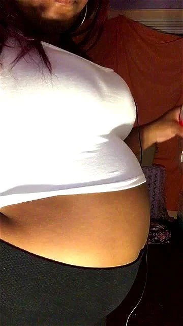 chubby, belly bloat, fat, black