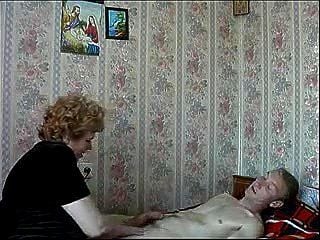 Mom Son's friend, Russian Mature Granny Fucking