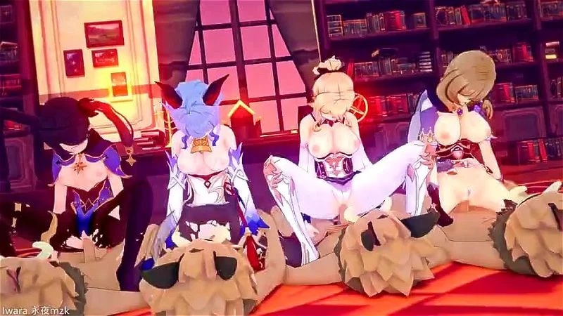 mmd sex genshin orgy 4 mmd sex genshin orgy 4