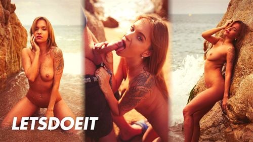 DOE PROJECTS - Angel Piaff Offers The Best Blowjob On The Beach - LETSDOEIT