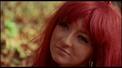 redhead, big tits, 1971, ai upscaled