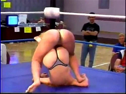 wrestling, topless, lesbian, big tits