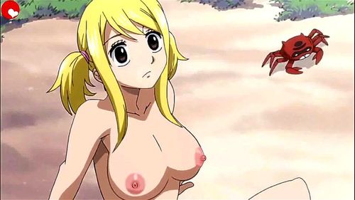 big tits, nude filter, anime uncensored, fairy tail