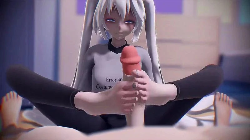 Foot Job Hentai - Watch Gray hair Mikku footjob - Mmd, Feet, Hentai Porn - SpankBang