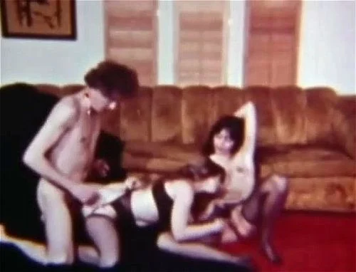 big dick, cumshot, 1974, stockings