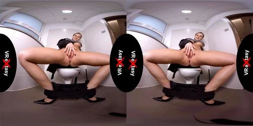 virtual reality, small tits, masturbation, solo