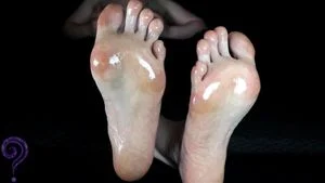 oiled feet