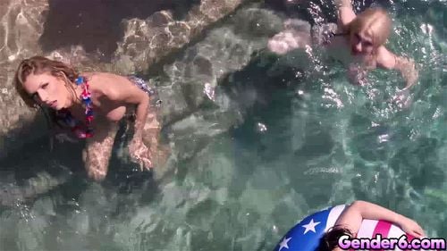Watch Holy Fuck! Gender6 nails is in this epic trans pool party! - Anal,  Pool, Asian Porn - SpankBang