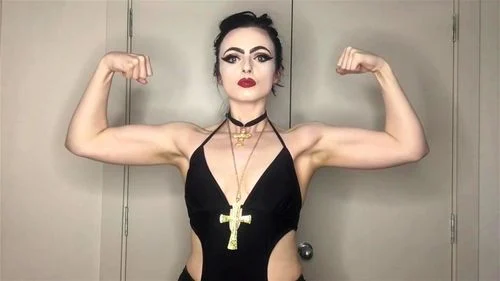 muscle, biceps, latina, fetish
