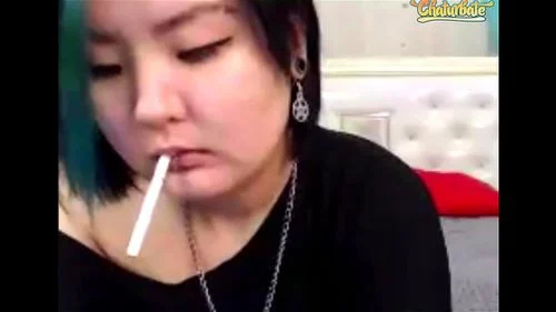 smoking fetish, asian, fetish, smoking asian