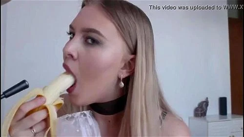 hot, banana, sexy, asmr