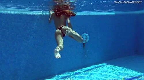 Underwater Show, xxxwater, pool, small tits