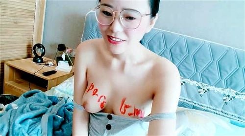 asian, solo, chinese webcam, small tits