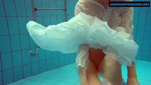 russian, red head, hd porn, Underwater Show