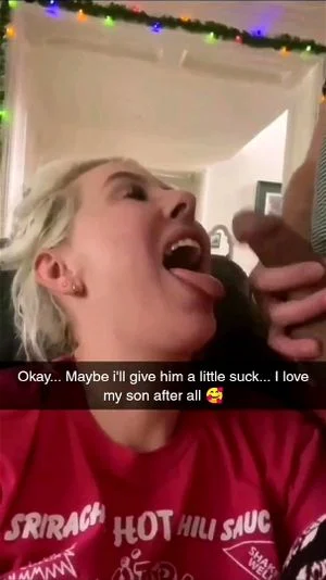 Mom Gives Her Son A Blowjob - Watch who's that milf??? mom blows her son in snapchat - Milf, Blowjob,  Stepmom Porn - SpankBang