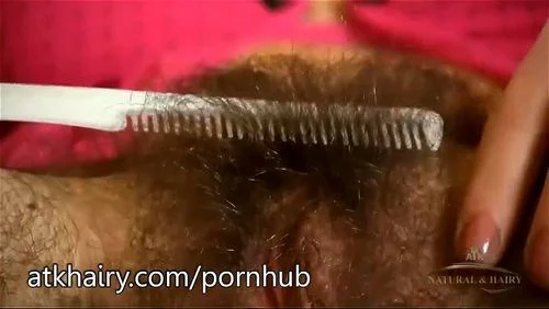 ATK Hairy, fetish, brunette, brush