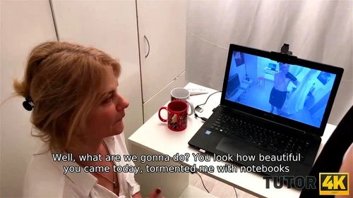 TUTOR4K. Guy set cameras and was right because they helped him fuck teacher: Porn