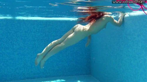 underwater teens, tight pussy, swimming, solo female