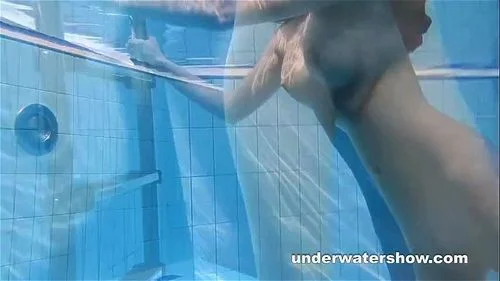 swimming pool, Underwater Show, teen, red head