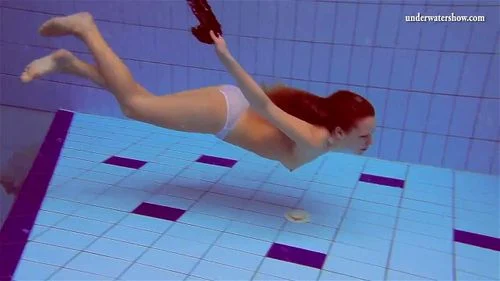 swimming pool, natural tits, petite ass, russian