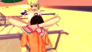 LHAF6 - Fairy Tail Lucy becomes your fuck toy at the beach