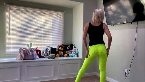 Big tits blonde try on haul