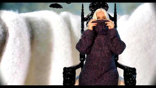 Sweater porn video – German mohair goddess 1