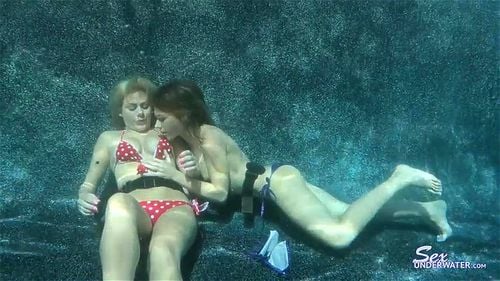 Lesbian Underwater Sex - Watch Tasty Puss - Lesbian, Underwater, Blonde Porn - SpankBang