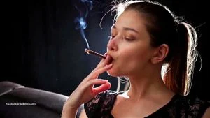 Irina smoking