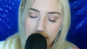 Asmr blonde ear moaning