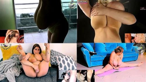 bouncing boobs, monster tits, blonde, compilation