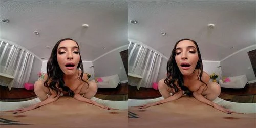 virtual reality, brunette, pov, small tits