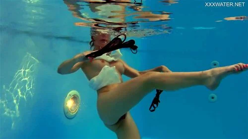swimming pool, Underwater Show, professional, small tits