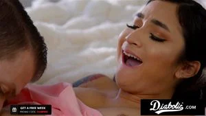 Diabolic - Gorgeous Brunette Stepsister Fucked Doggystyle Good And Squirting Hard - Avery Black