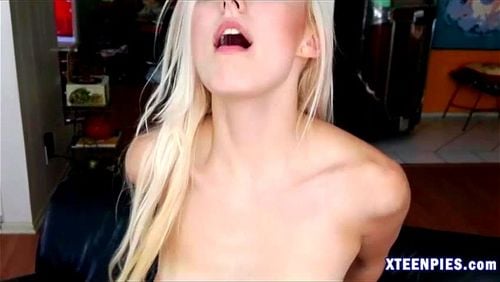 small tits, blonde, cumshot, Alexa Grace