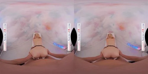 big tits, big ass, blonde, 180° in virtual reality