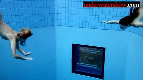 girl on girl, underwatershow, masturbation, Underwater Show
