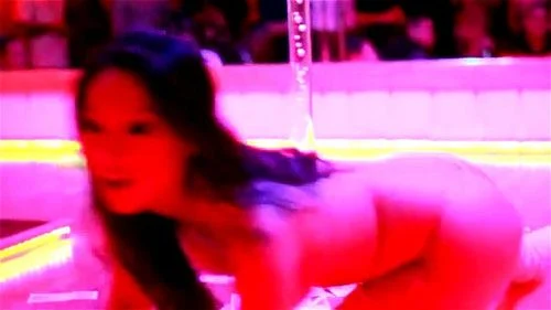 public, striptease, Asa Akira, brunette