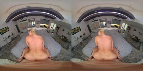 babe, blonde, virtual reality, big booty