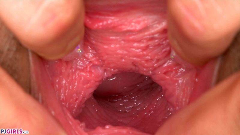 Lexi Dona showing her cervix after using a black dildo Lexi Dona showing her cervix after using a black dildo