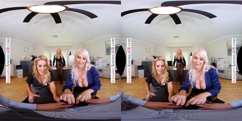 foursome, milf, big tits, virtual reality