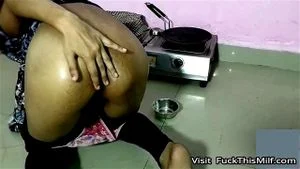 husband fucked Priya in the kitchen while everybody was at home