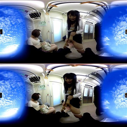 train, vr, asian, virtual reality