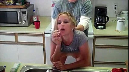 Blonde MILF Smoking 120 POV BJ and fuck