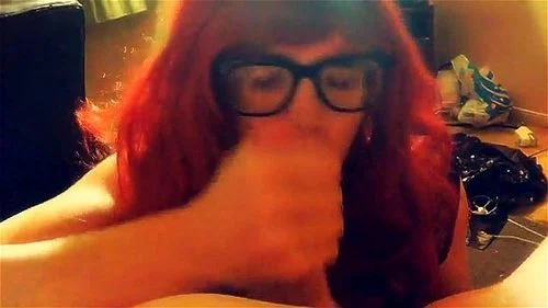 Watch Redhead Crossdresser Blowjob - Emo, Oral, Trap Porn - SpankBang