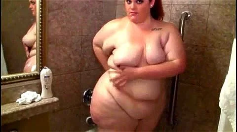 shower, big tits, samantha paige, bbw