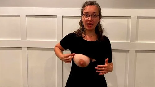 tutorial, big tits, lactating, milf